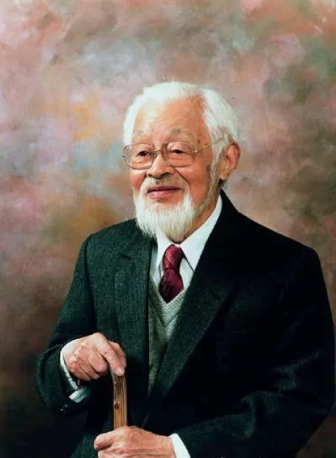 近现代书法家朱屺瞻画像简介,朱屺瞻书法作品图片