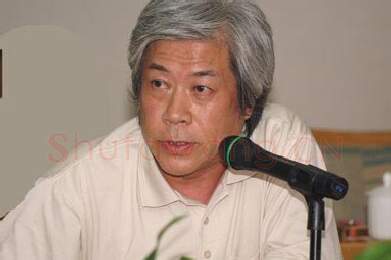 当代书法家白煦画像简介,白煦书法作品图片