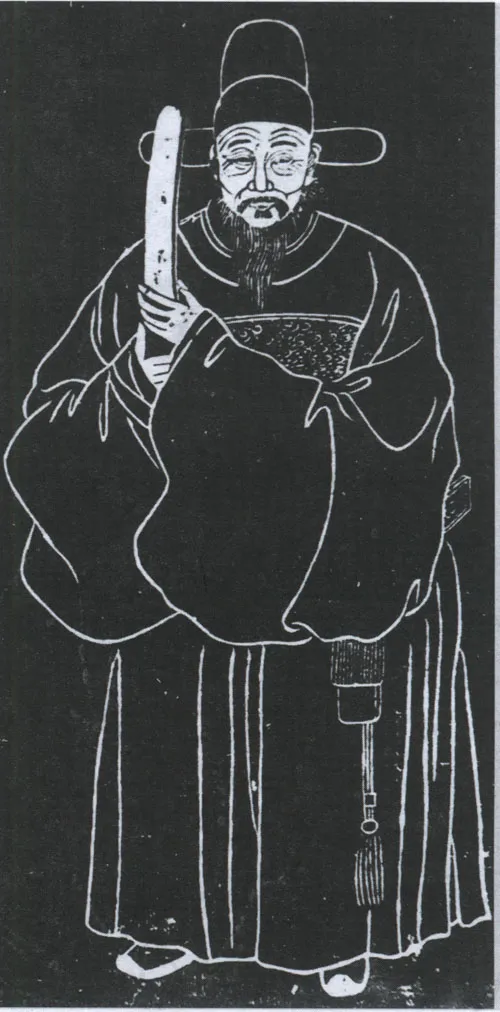 明代书法家陆深画像简介,陆深书法作品图片