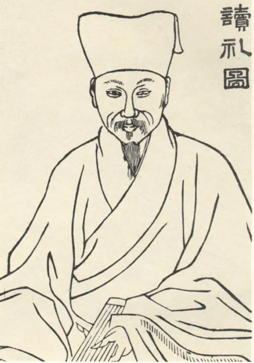 明代书法家卢象昇画像简介,卢象昇书法作品图片