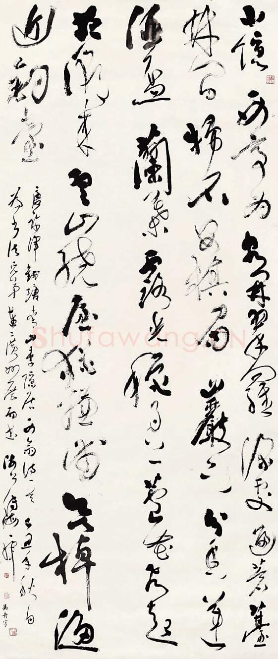 当代书法家胡传海画像简介,胡传海书法作品图片
