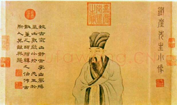 元代书法家杨维祯画像简介,杨维祯书法作品图片