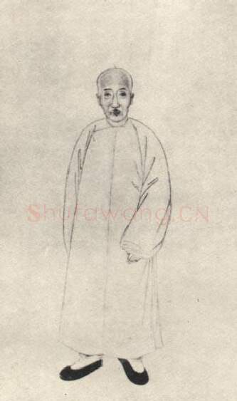 清代书法家潘祖荫画像简介,潘祖荫书法作品图片