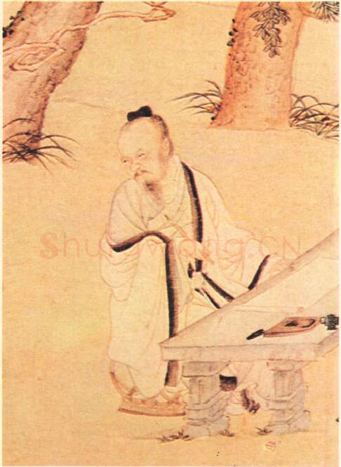 元代书法家赵孟頫画像简介,赵孟頫书法作品图片