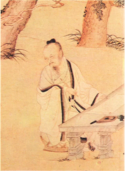 元代书法家赵孟頫画像简介,赵孟頫书法作品图片