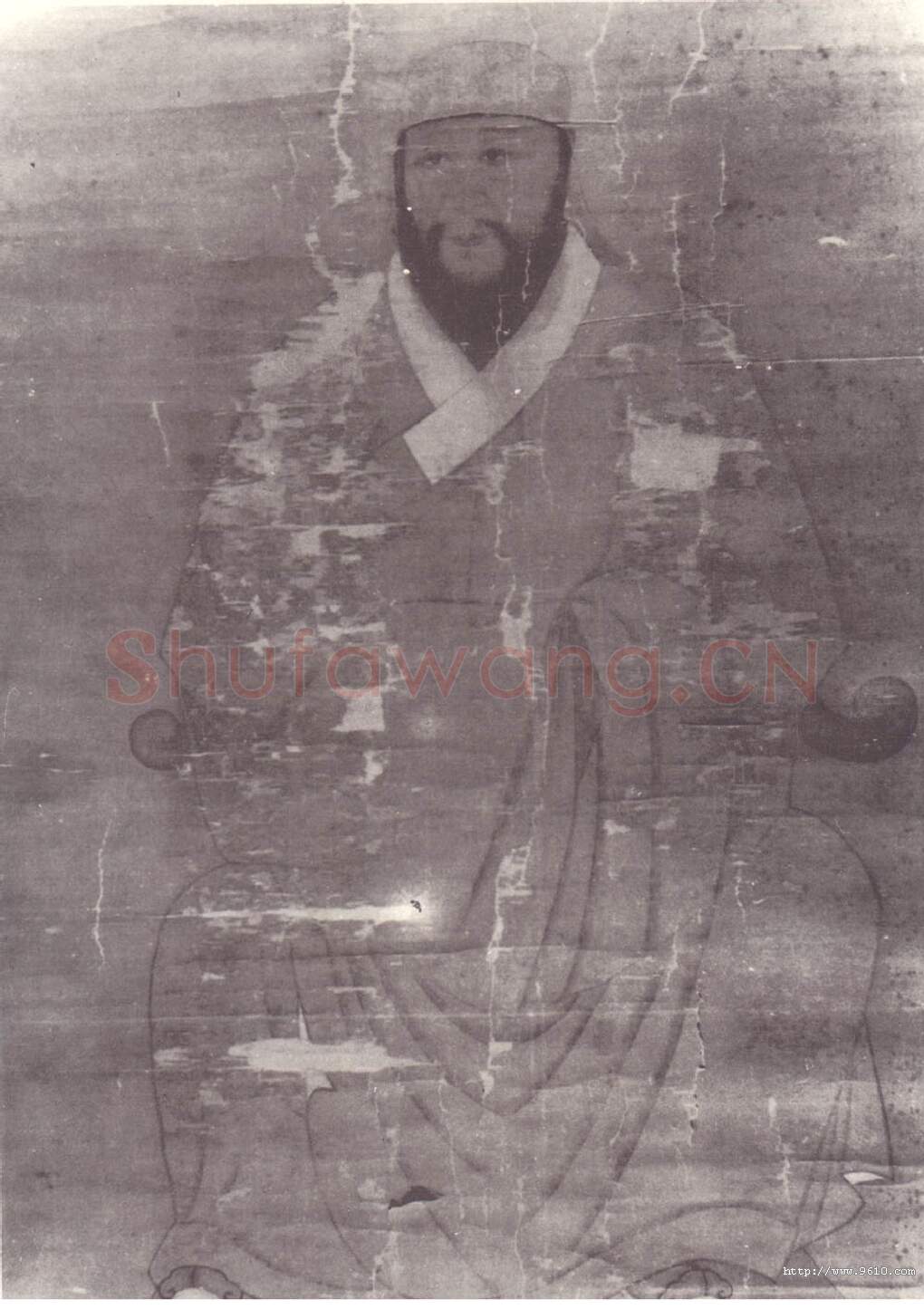 明代书法家王铎画像简介,王铎书法作品图片