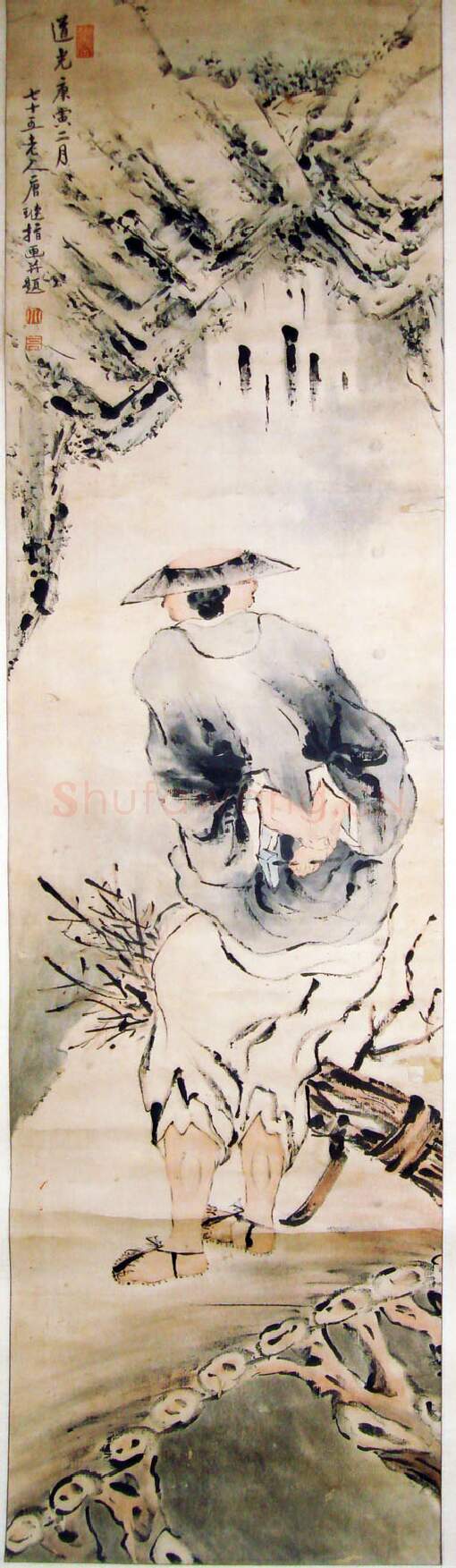 清代书法家唐琏画像简介,唐琏书法作品图片