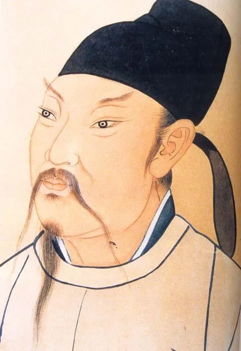 隋唐五代书法家李白画像简介,李白书法作品图片