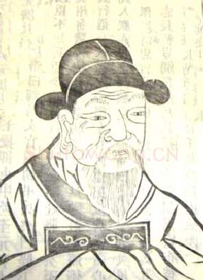 隋唐五代书法家柳公绰画像简介,柳公绰书法作品图片