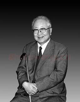 当代书法家启功画像简介,启功书法作品图片