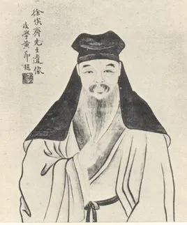 清代书法家徐枋画像简介,徐枋书法作品图片