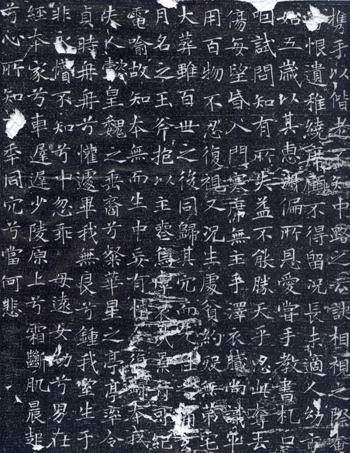 隋唐五代书法家韦应物画像简介,韦应物书法作品图片