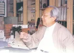 当代书法家谢冰岩画像简介,谢冰岩书法作品图片