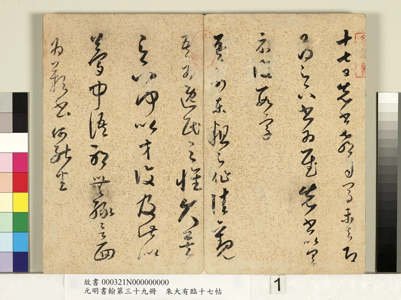 明代书法家朱大有画像简介,朱大有书法作品图片