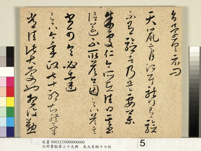 明代书法家朱大有画像简介,朱大有书法作品图片