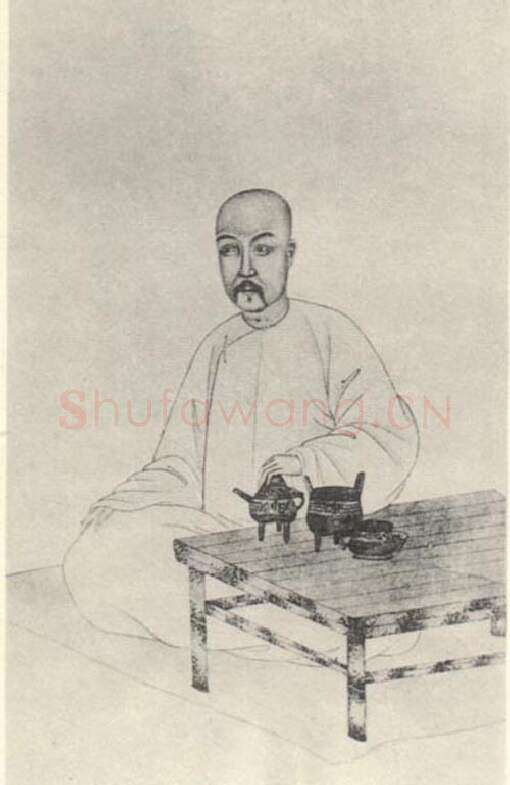 清代书法家赵之琛画像简介,赵之琛书法作品图片