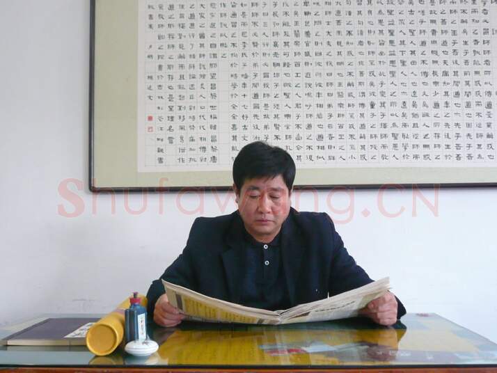 硬笔书法家(李富明)人物介绍及硬笔书法作品欣赏