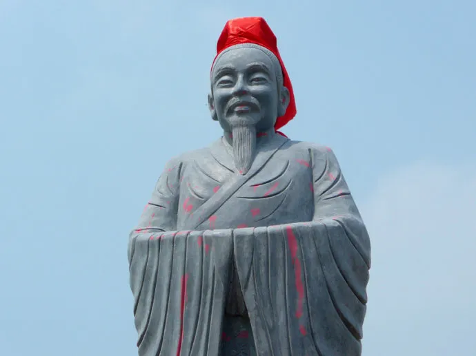 秦汉书法家蔡邕画像简介