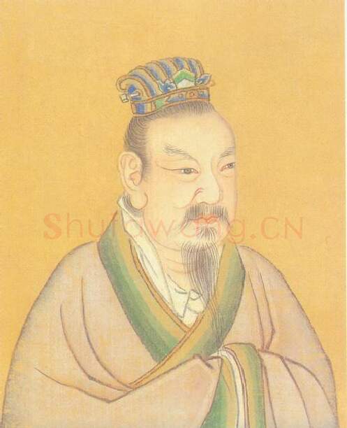 秦汉书法家蔡邕画像简介