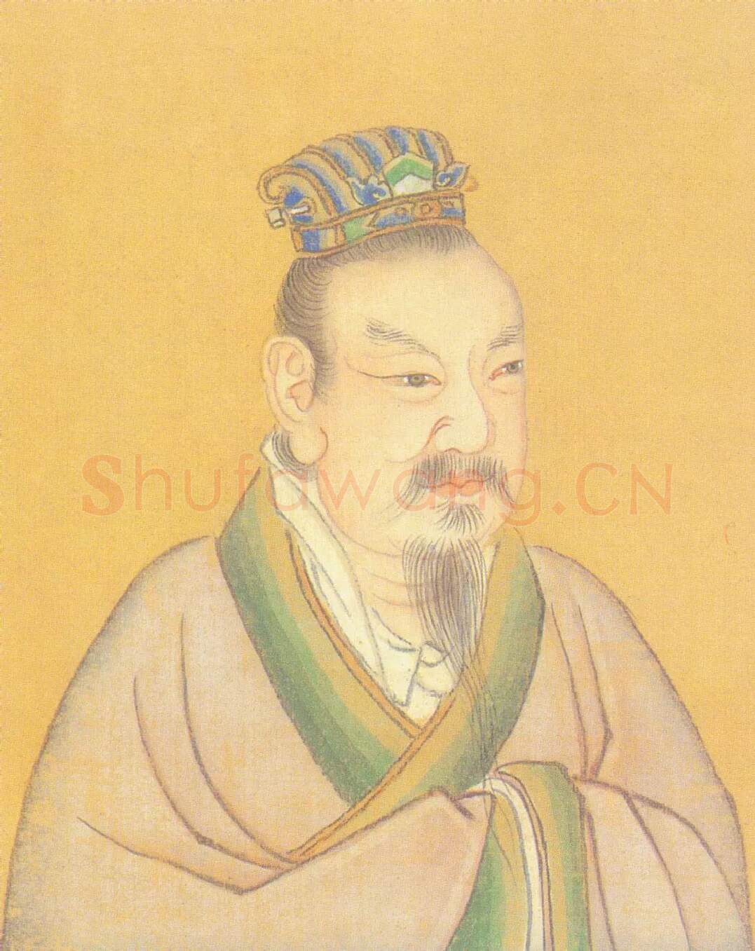 秦汉书法家程邈 画像简介