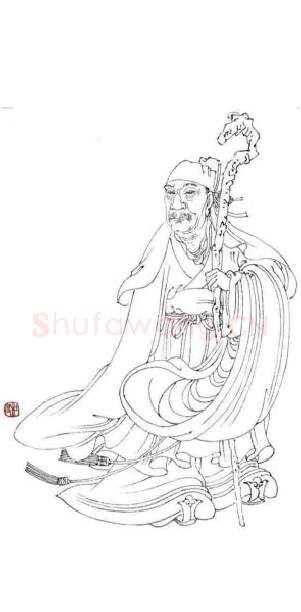 秦汉书法家杜度 画像简介