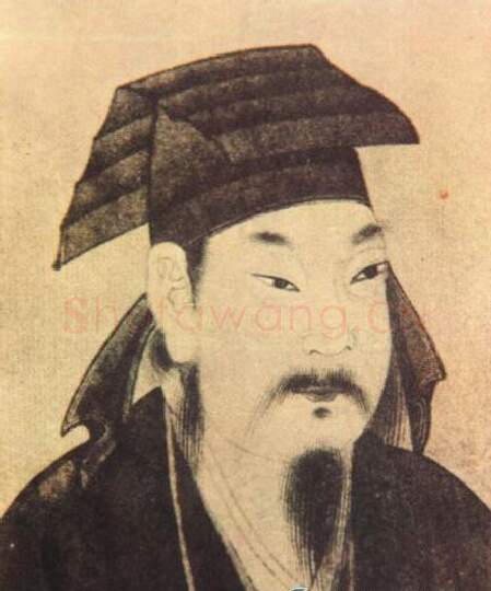 秦汉书法家邯郸淳画像简介