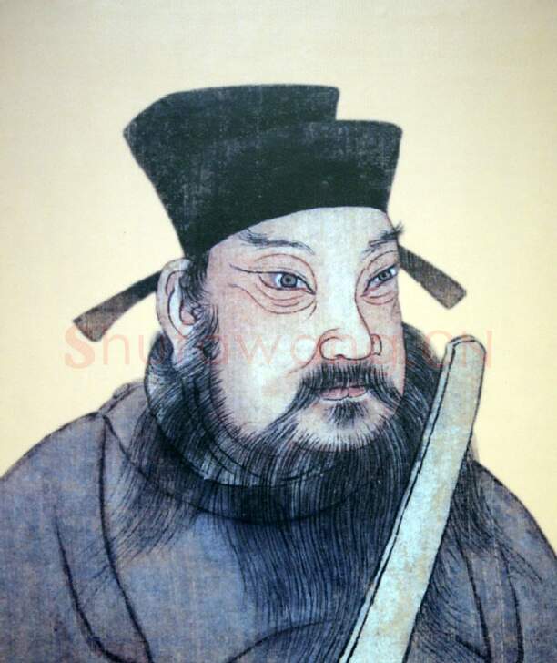 秦汉书法家萧何画像简介