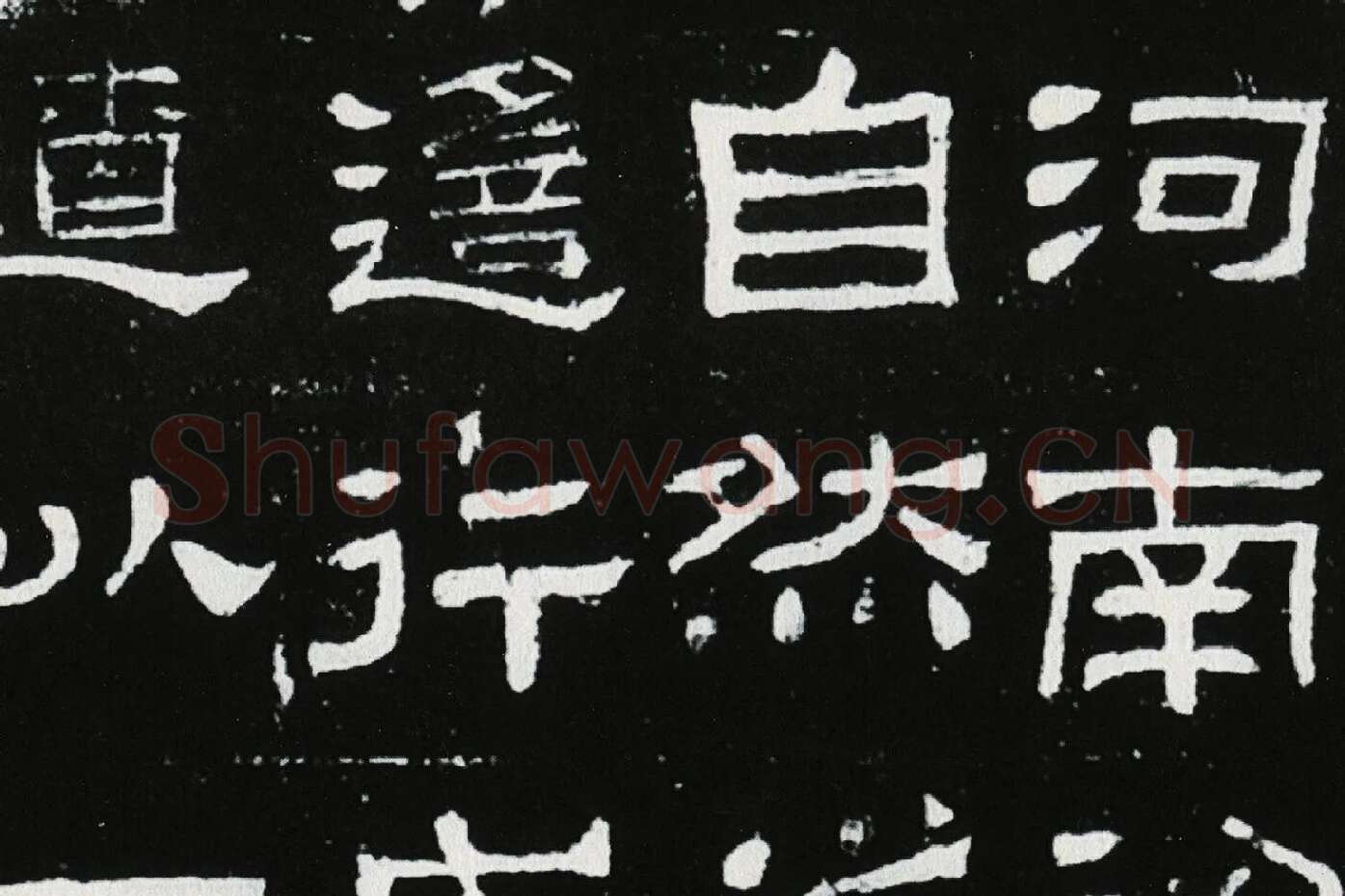 东汉隶书《肥致碑》全碑碑拓高清大图局部 (2)