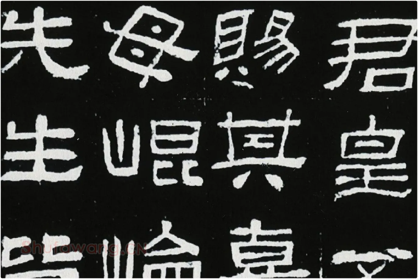 东汉隶书《肥致碑》全碑碑拓高清大图局部 (9)