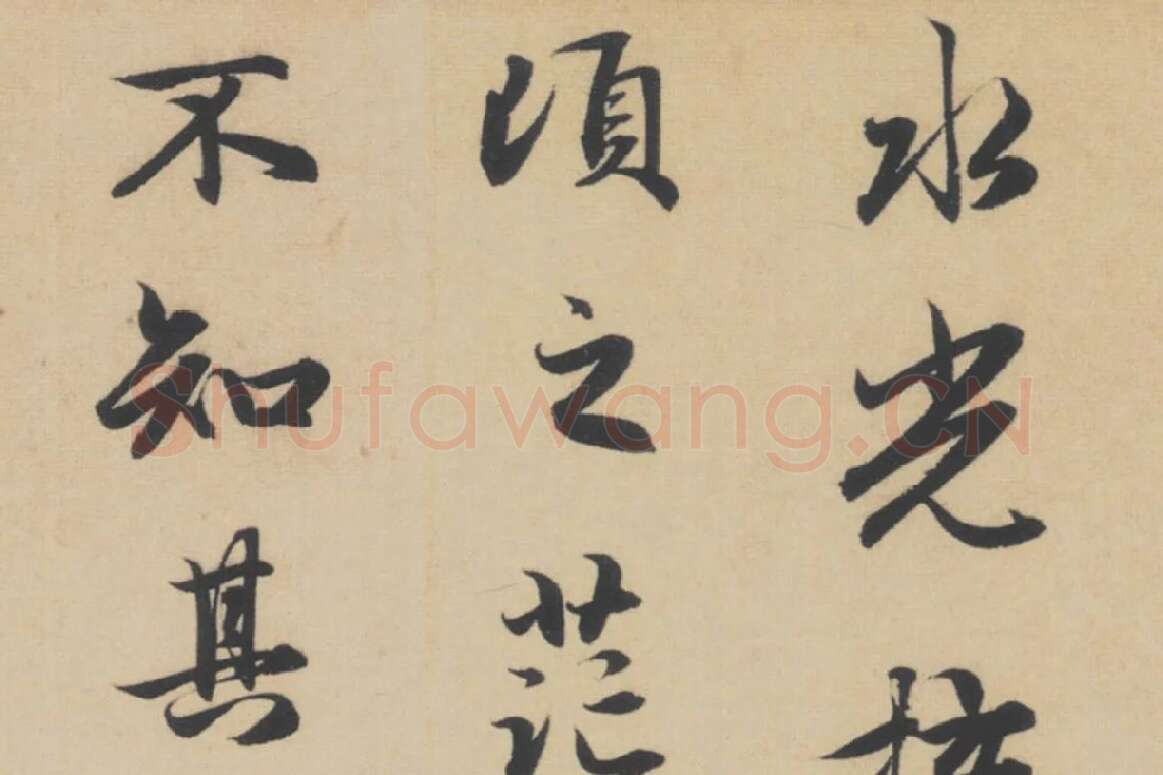 赵孟頫行书《前赤壁赋》局部细节 (2)