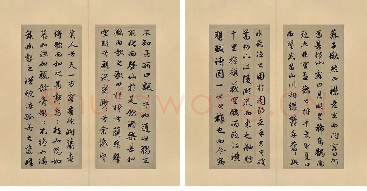 赵孟頫《行书前后赤壁赋册页》_02