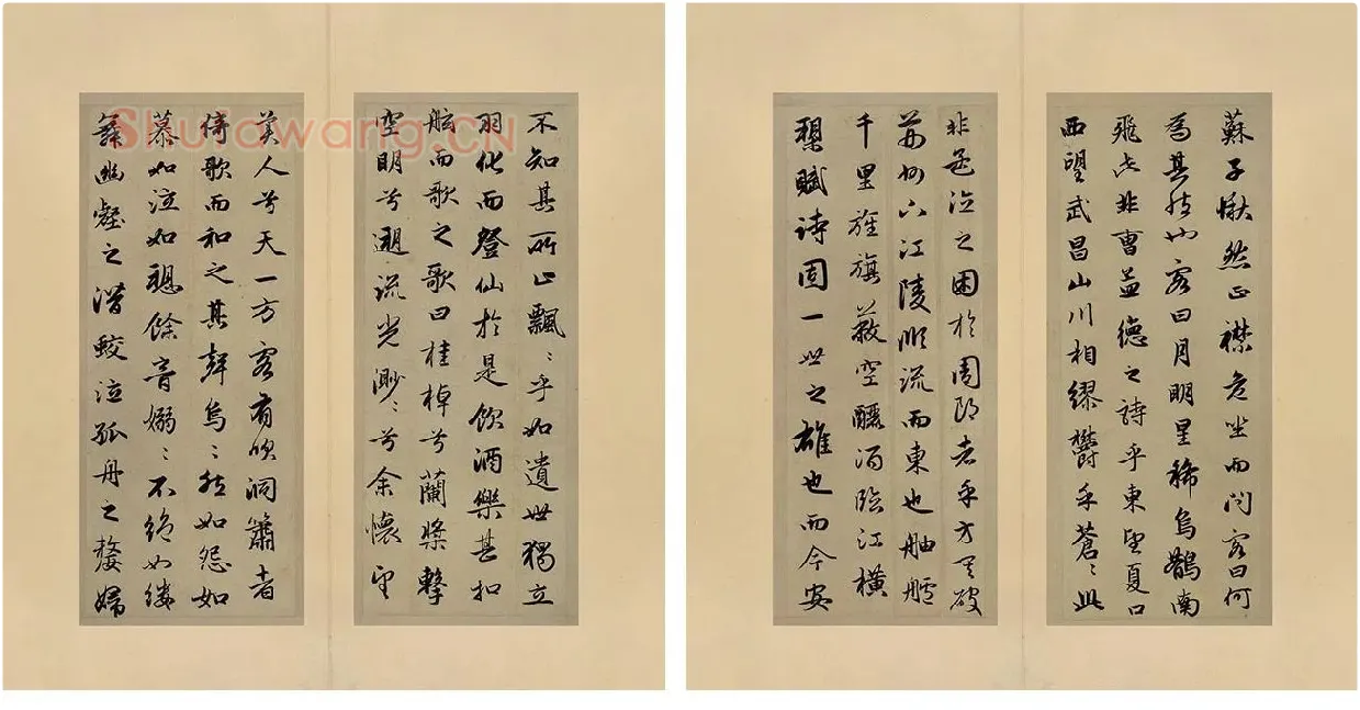 赵孟頫《行书前后赤壁赋册页》_02
