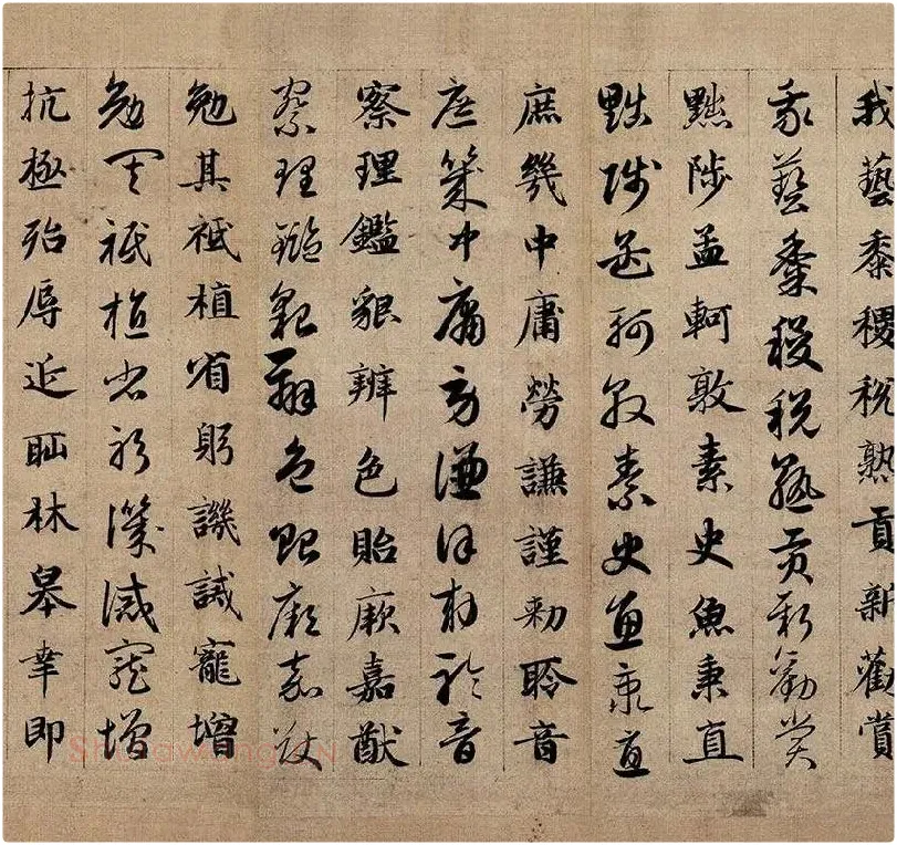 赵孟頫《真草千字文》_07