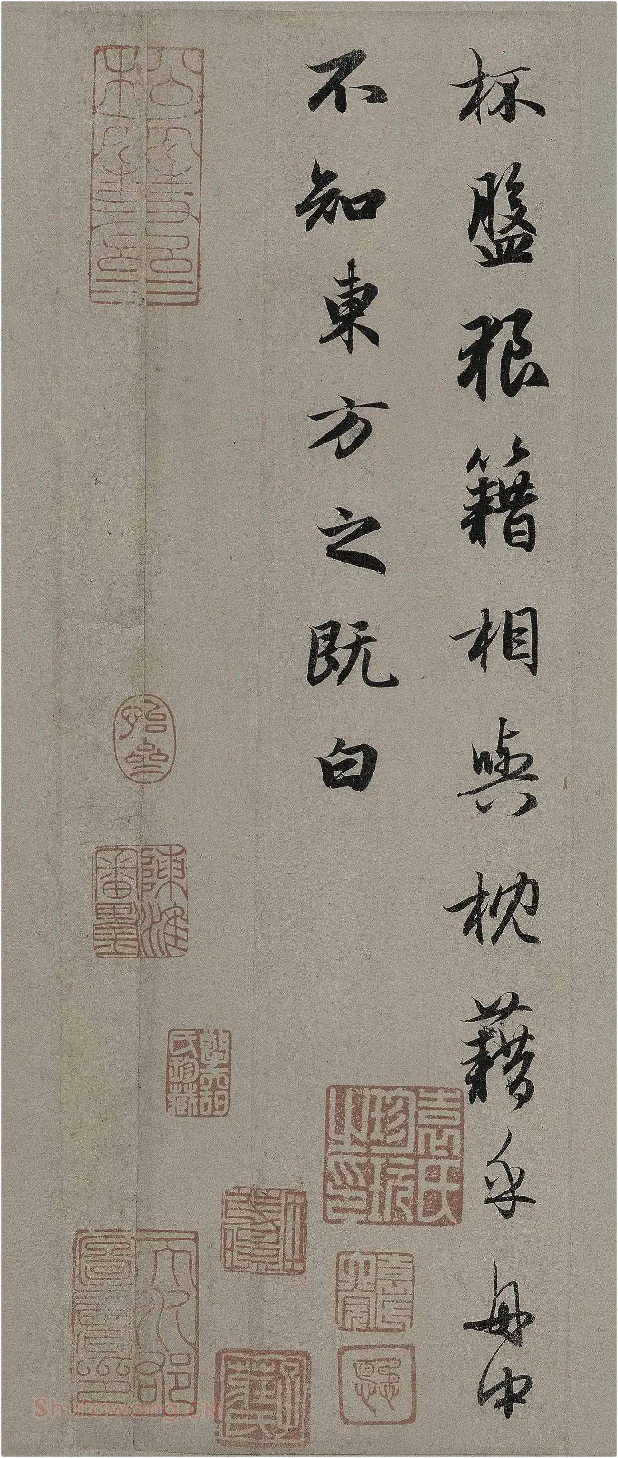 赵孟頫行书前后赤壁赋帖高清大图局部