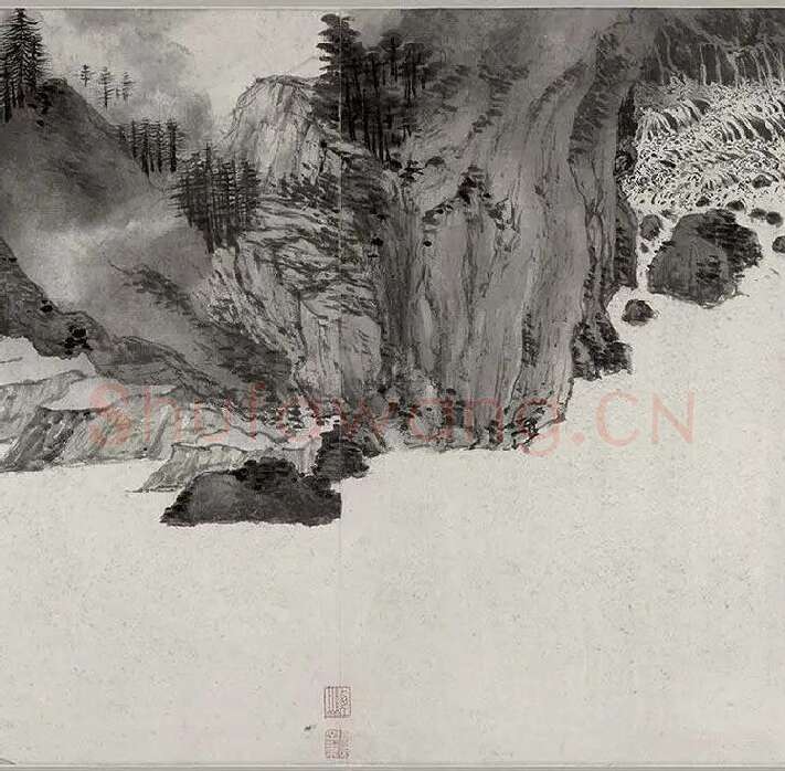 书画合璧图《烟江叠嶂图诗卷》全卷_10