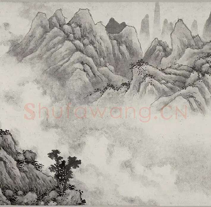 书画合璧图《烟江叠嶂图诗卷》全卷_20
