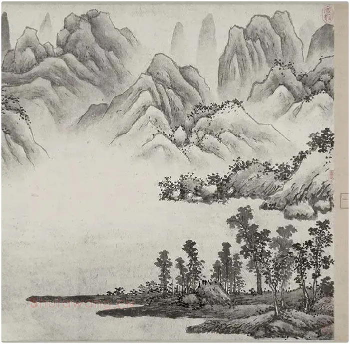 书画合璧图《烟江叠嶂图诗卷》全卷_21