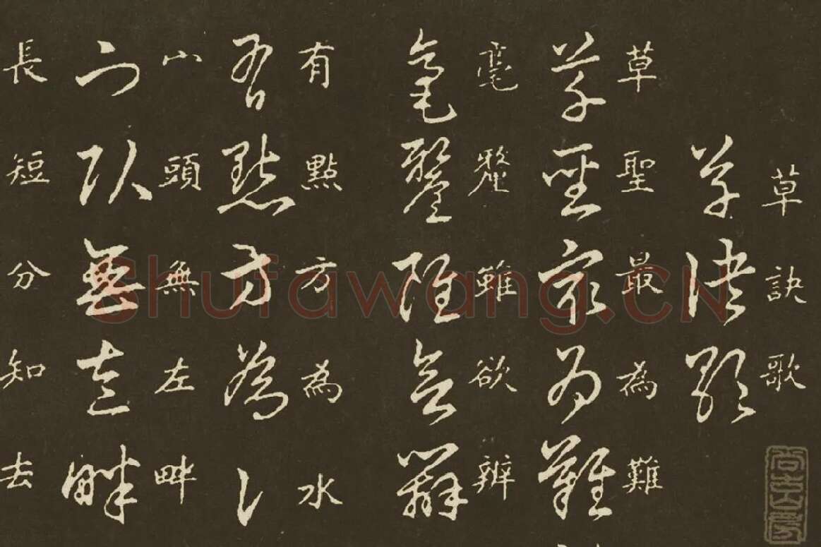 王羲之《草诀百韵歌》局部 (1)