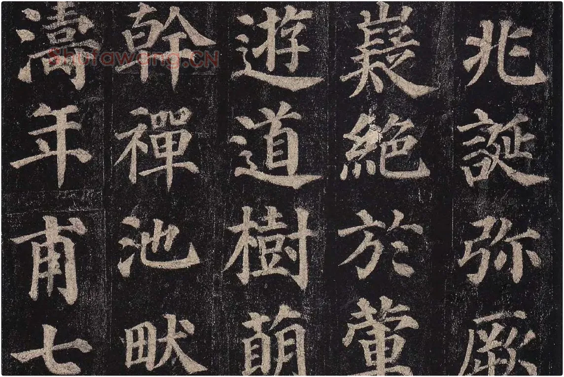 颜真卿楷书《多宝塔碑》册页局部 (5)