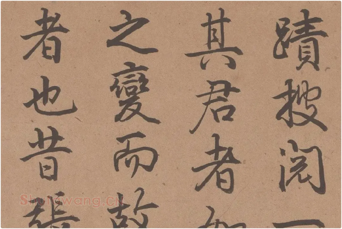 乾隆行书《御题颜真卿祭姪文稿》局部-02