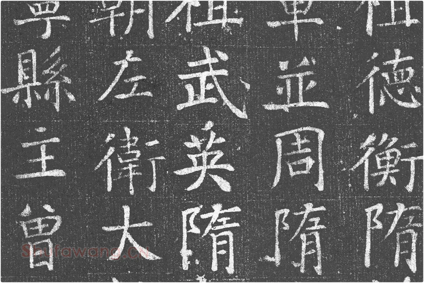 颜真卿青年时期楷书《王琳墓志》局部 (2)