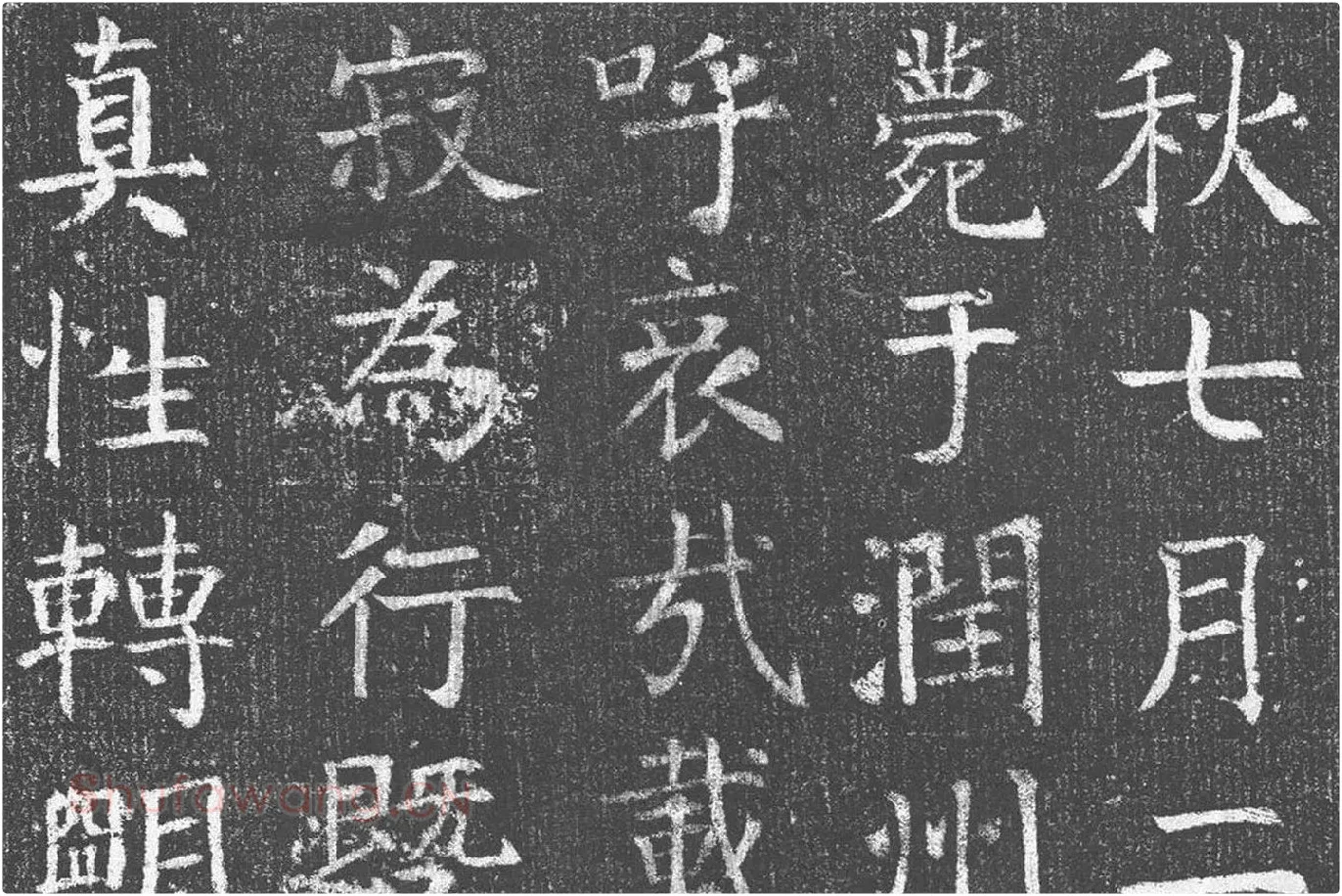 颜真卿青年时期楷书《王琳墓志》局部 (3)