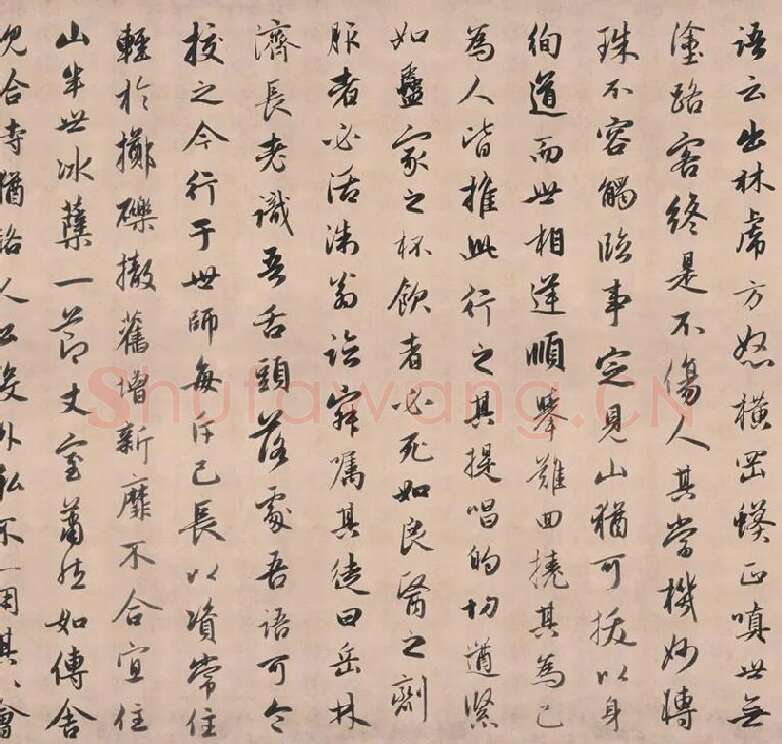 赵孟頫行书《灵隐大川济禅师塔铭》长卷_03