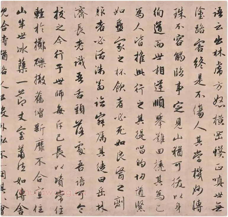 赵孟頫行书《灵隐大川济禅师塔铭》长卷_03
