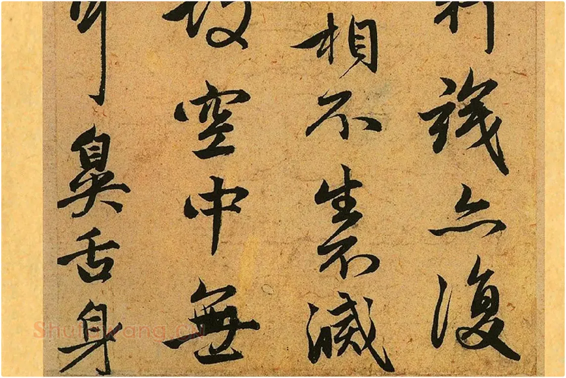 赵孟頫《行书心经册》局部 (4)