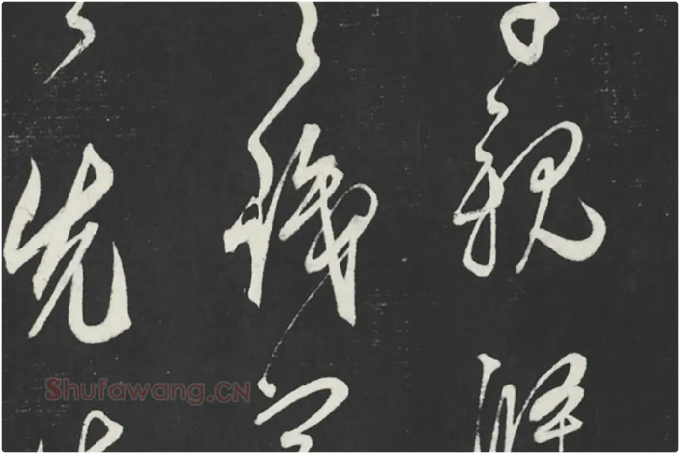 鲜于枢《行草真迹》墨拓字帖局部 (6)