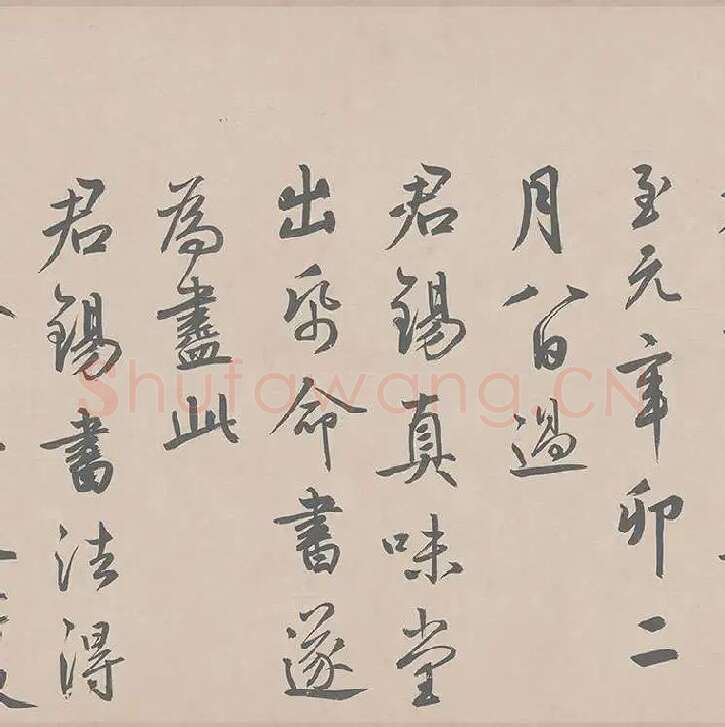 鲜于枢行草书《王安石杂诗卷》_07