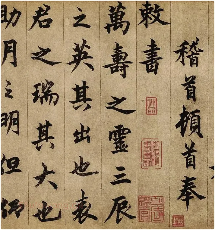 柯九思楷书《老人星赋》卷_12