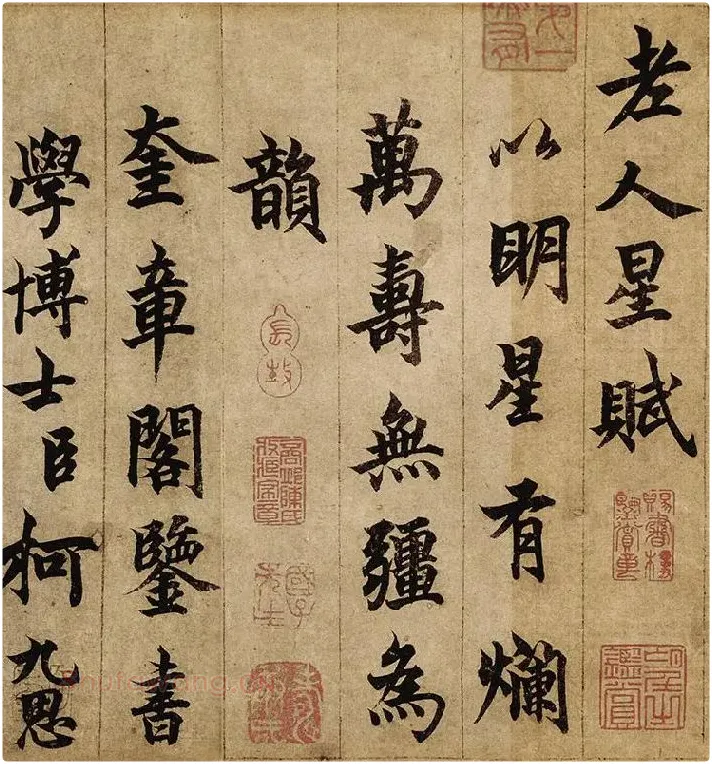 柯九思楷书《老人星赋》卷_13