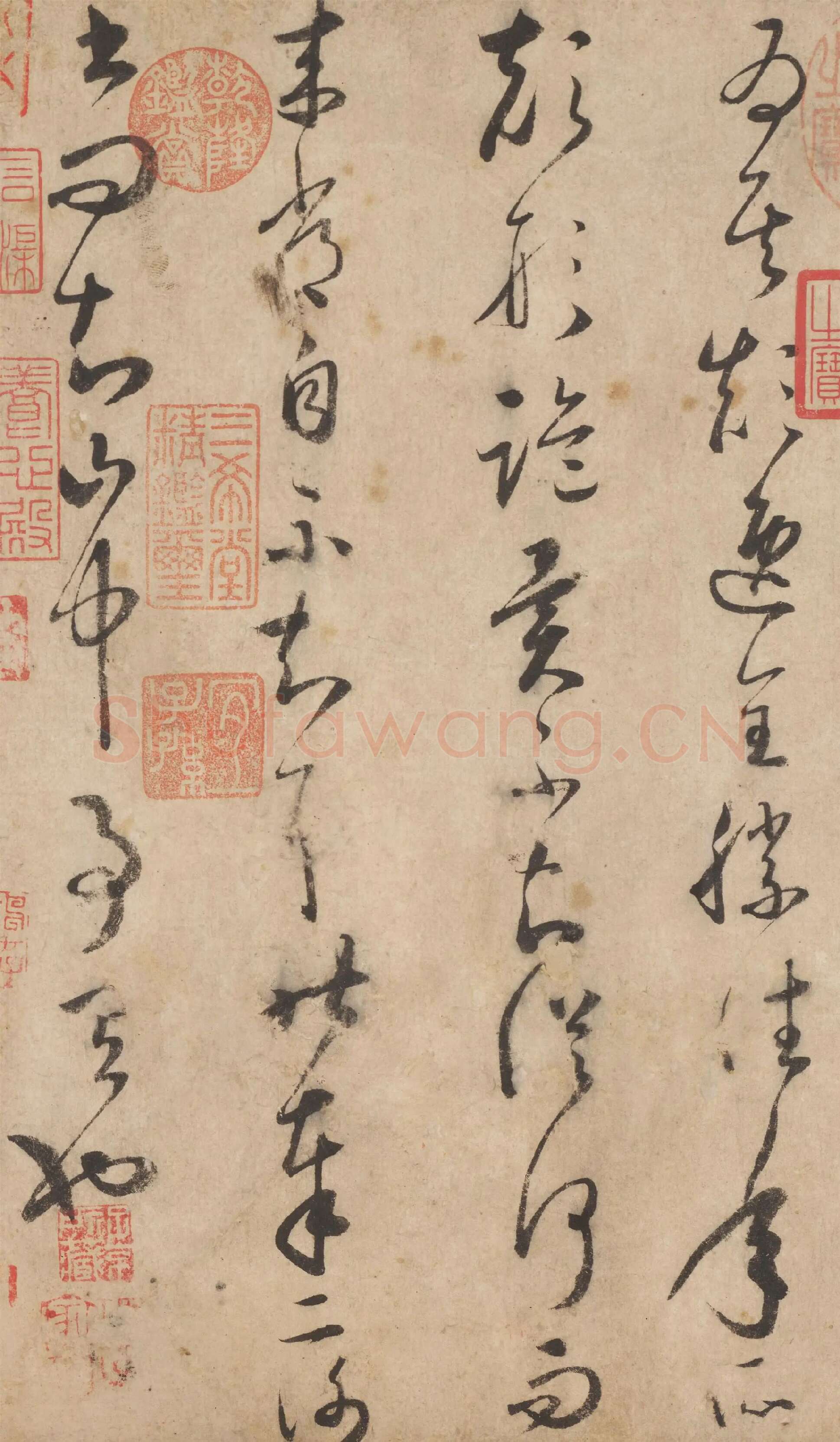 《怀素论书帖》局部